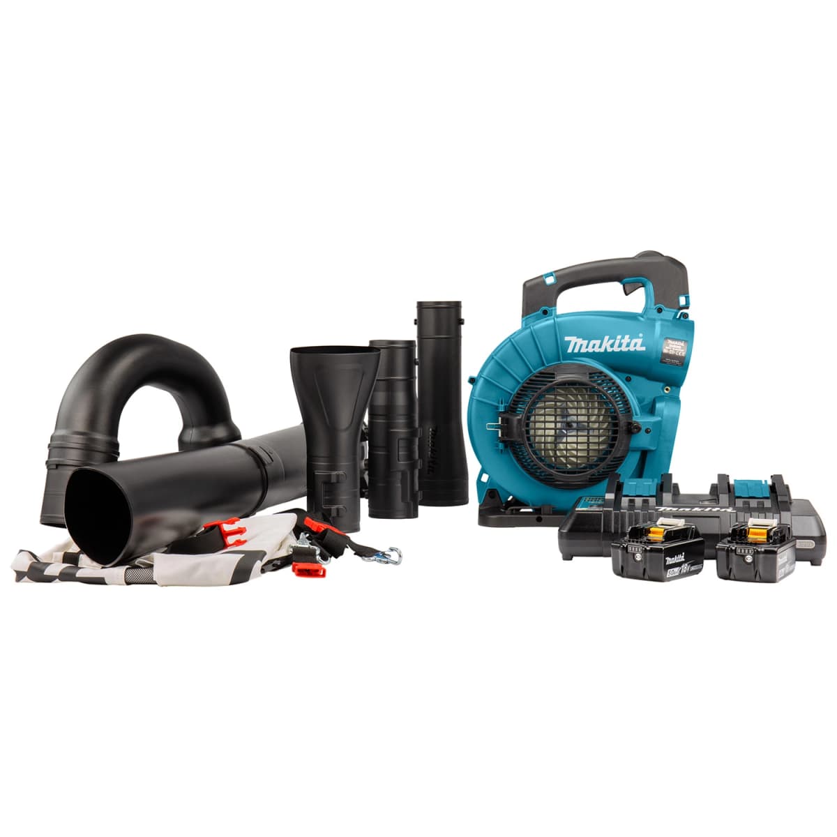 Makita DUB363PT2V 36V (2x 18V) Li-Ion Accu Bladblazer Set (2x 5.0Ah Accu) - 194 Km/h