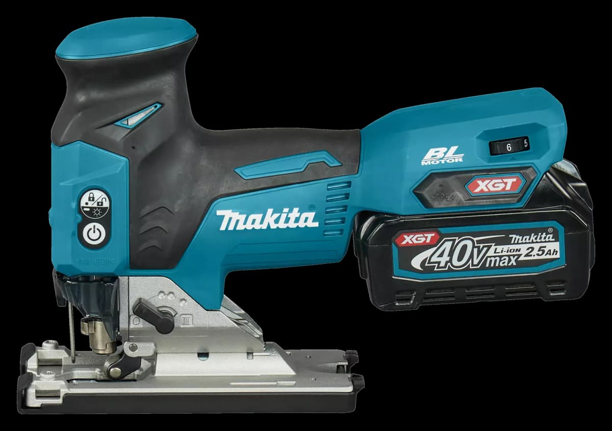 Makita JV001GD201 XGT 40V Max Li-ion Accu Decoupeerzaag Set In Mbox - Ergonomische Greep thumbnail 2