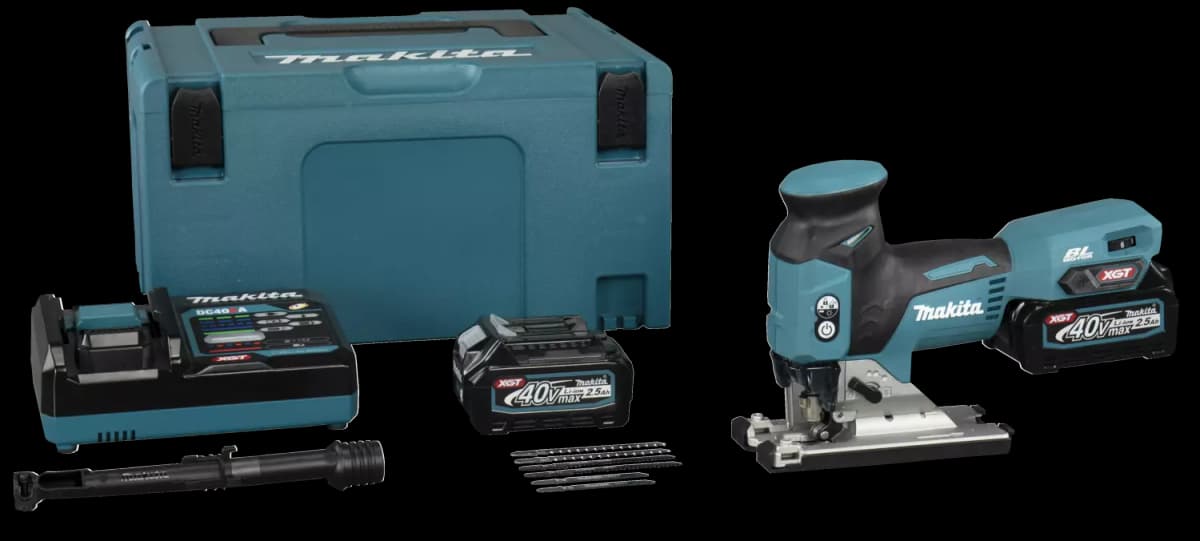 Makita JV001GD201 XGT 40V Max Li-ion Accu Decoupeerzaag Set In Mbox - Ergonomische Greep