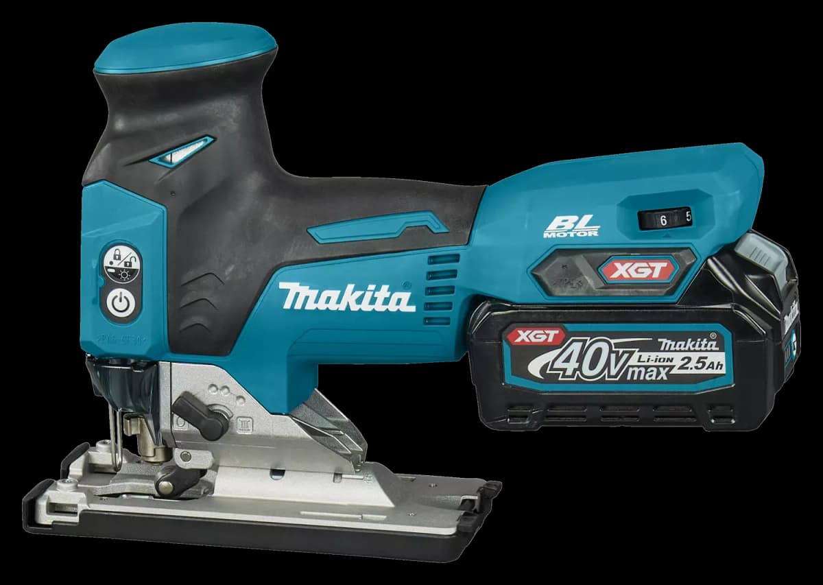 Makita JV001GD201 XGT 40V Max Li-ion Accu Decoupeerzaag Set In Mbox - Ergonomische Greep thumbnail 3