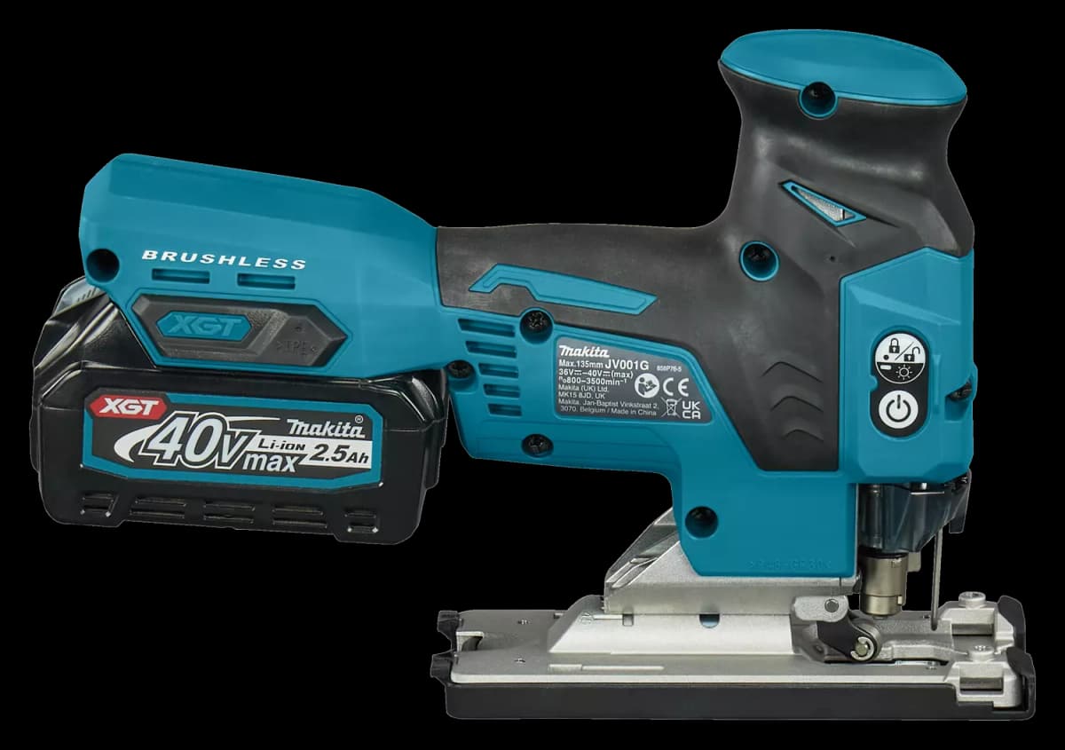 Makita JV001GD201 XGT 40V Max Li-ion Accu Decoupeerzaag Set In Mbox - Ergonomische Greep thumbnail 4