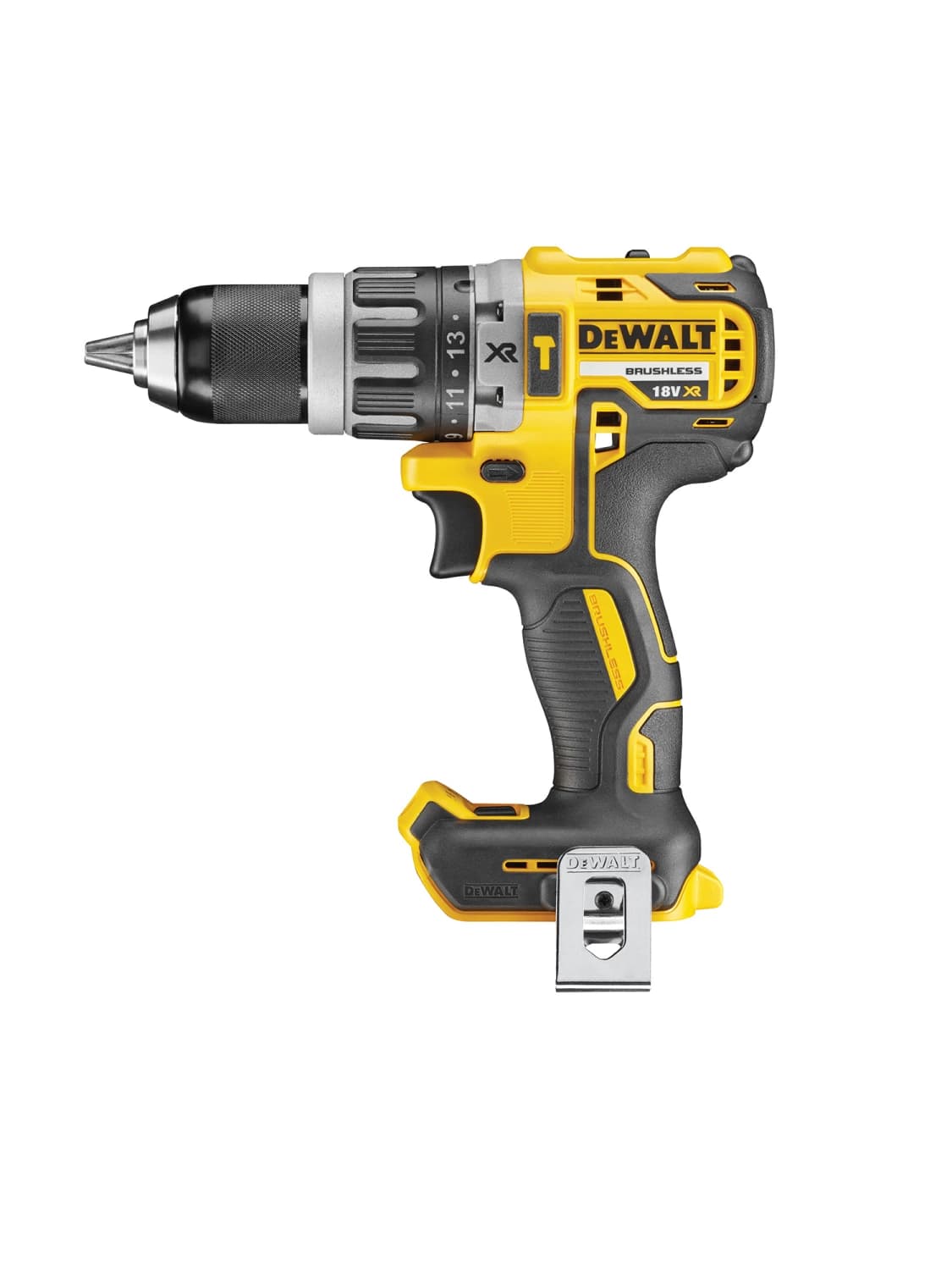 DeWALT DCK2080P2T 18V Li-ion XR Accu Klopboor-/schroefmachine (DCD796)&Accu Haakse Slijper (DCG405) Combiset (2x 5.0Ah) In TSTAK - Koolborstelloos thumbnail 2