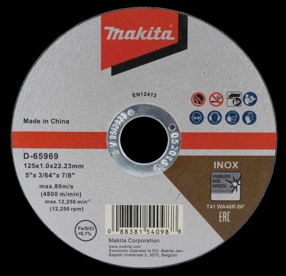 Makita D-65969-12 Doorslijpschijf RVS (12st.) thumbnail 3