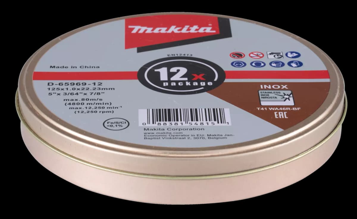 Makita D-65969-12 Doorslijpschijf RVS (12st.) thumbnail 2