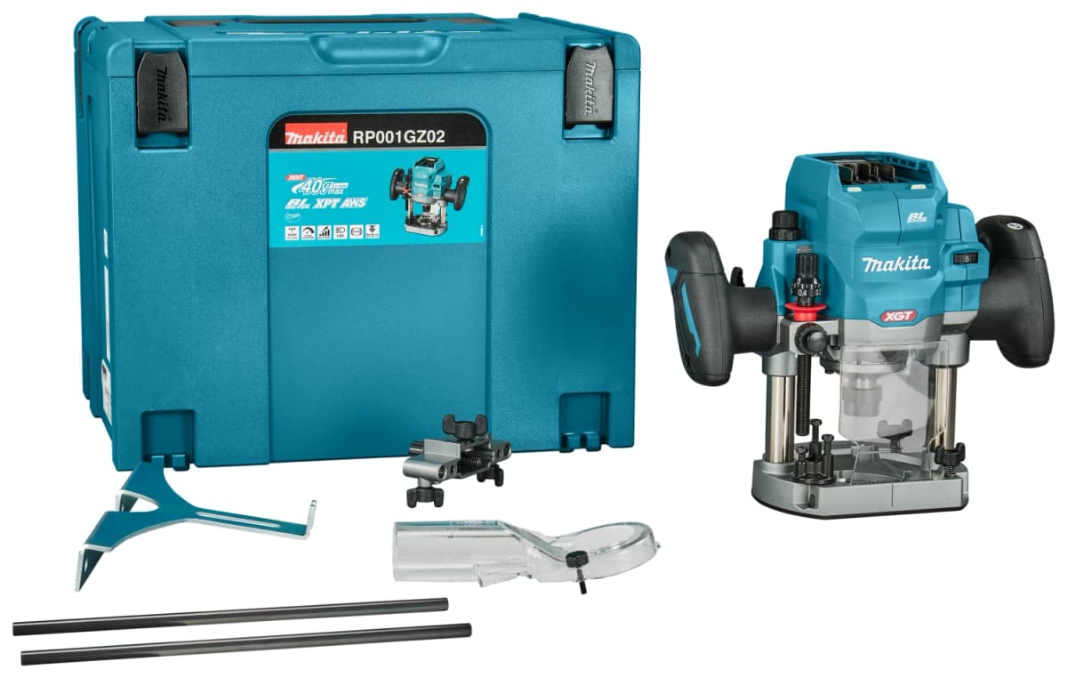 Makita RP001GZ02 XGT 40V Max Bovenfrees Body In Mbox - 1900W - 12mm