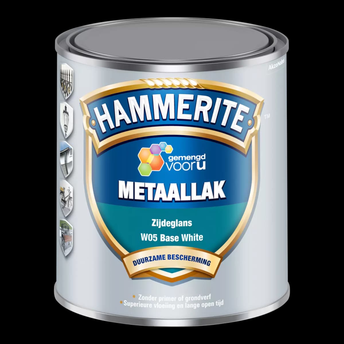 Hammerite Metaallak Zijdeglans - Direct Over Roest - Op Kleur Gemengd - 1L