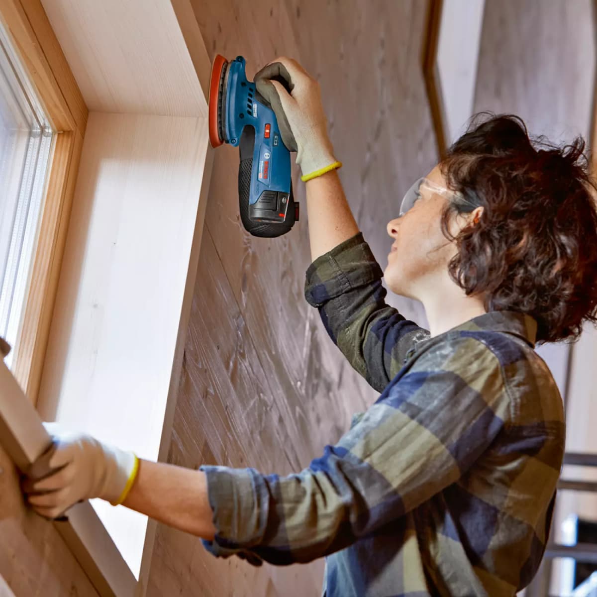 Bosch GEX 12V-125 12V Li-Ion Accu Excenterschuurmachine Body - 125mm thumbnail 3