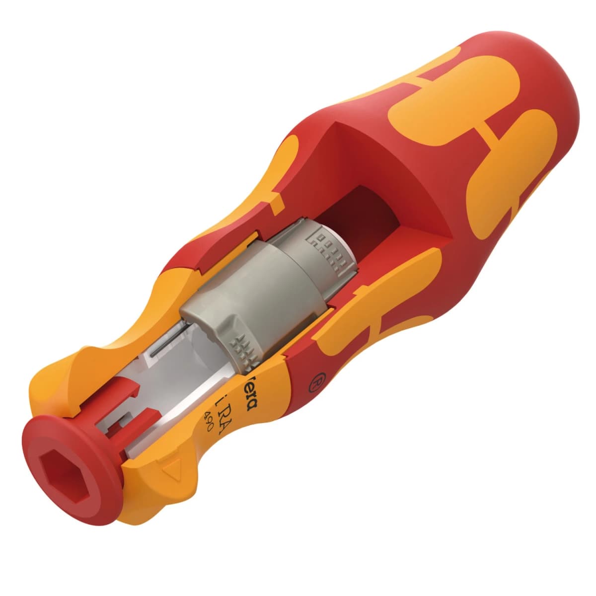 Wera 05057490001 837 I RA Kraftform Handhouder Voor VDE Wisselklingen - Met Ratelfunctie