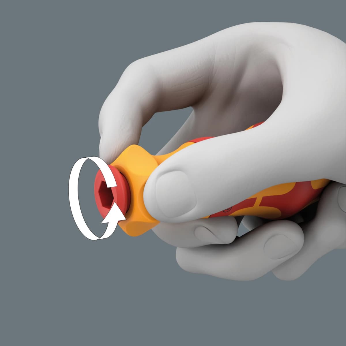 Wera 05057490001 837 I RA Kraftform Handhouder Voor VDE Wisselklingen - Met Ratelfunctie thumbnail 3