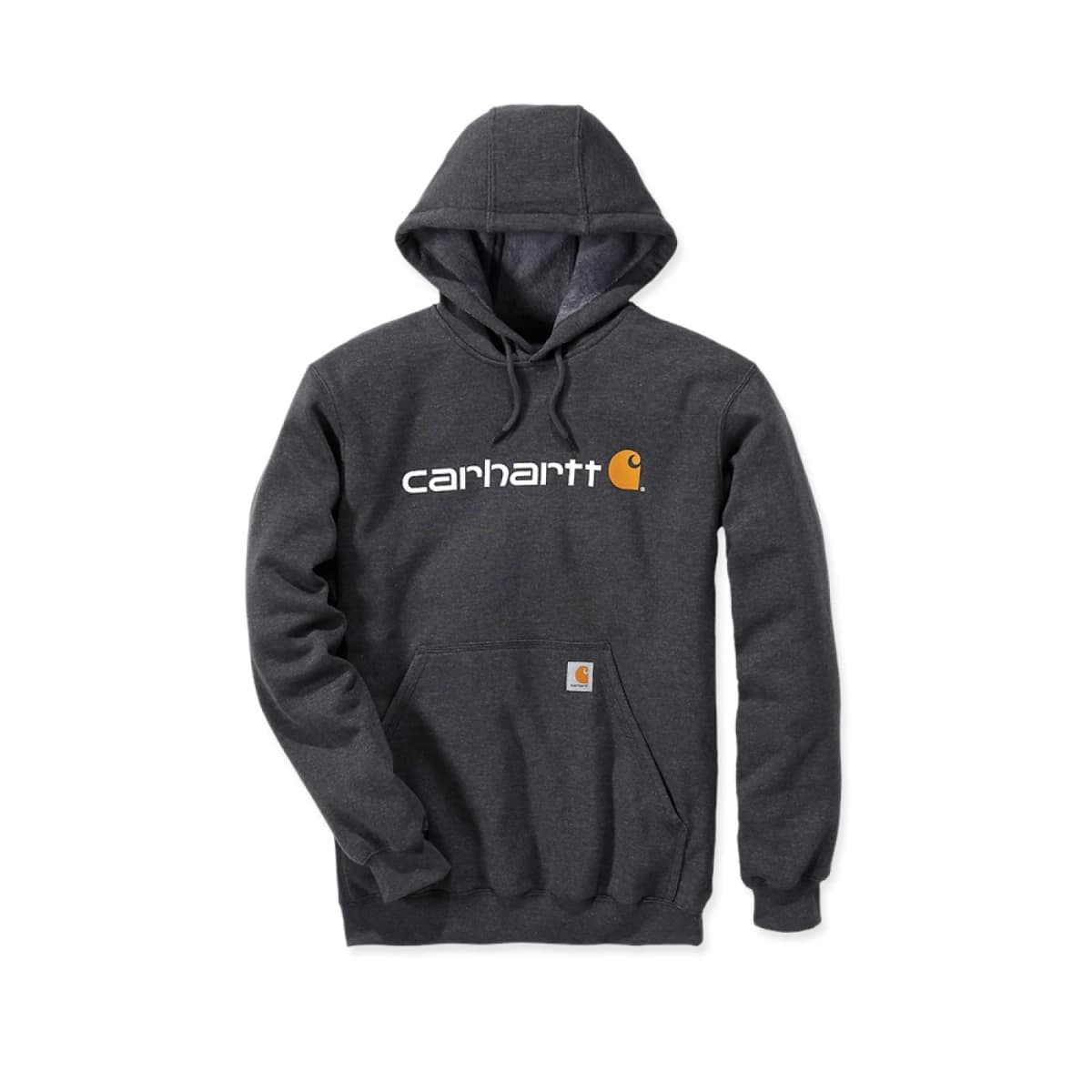 Carhartt 100074 Signature Logo Sweatshirt - Original Fit - Carbon Heather - M