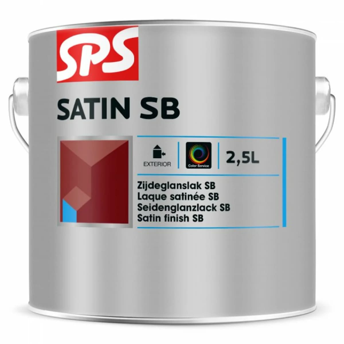 SPS Satin SB Lak - Wit - 2,5L