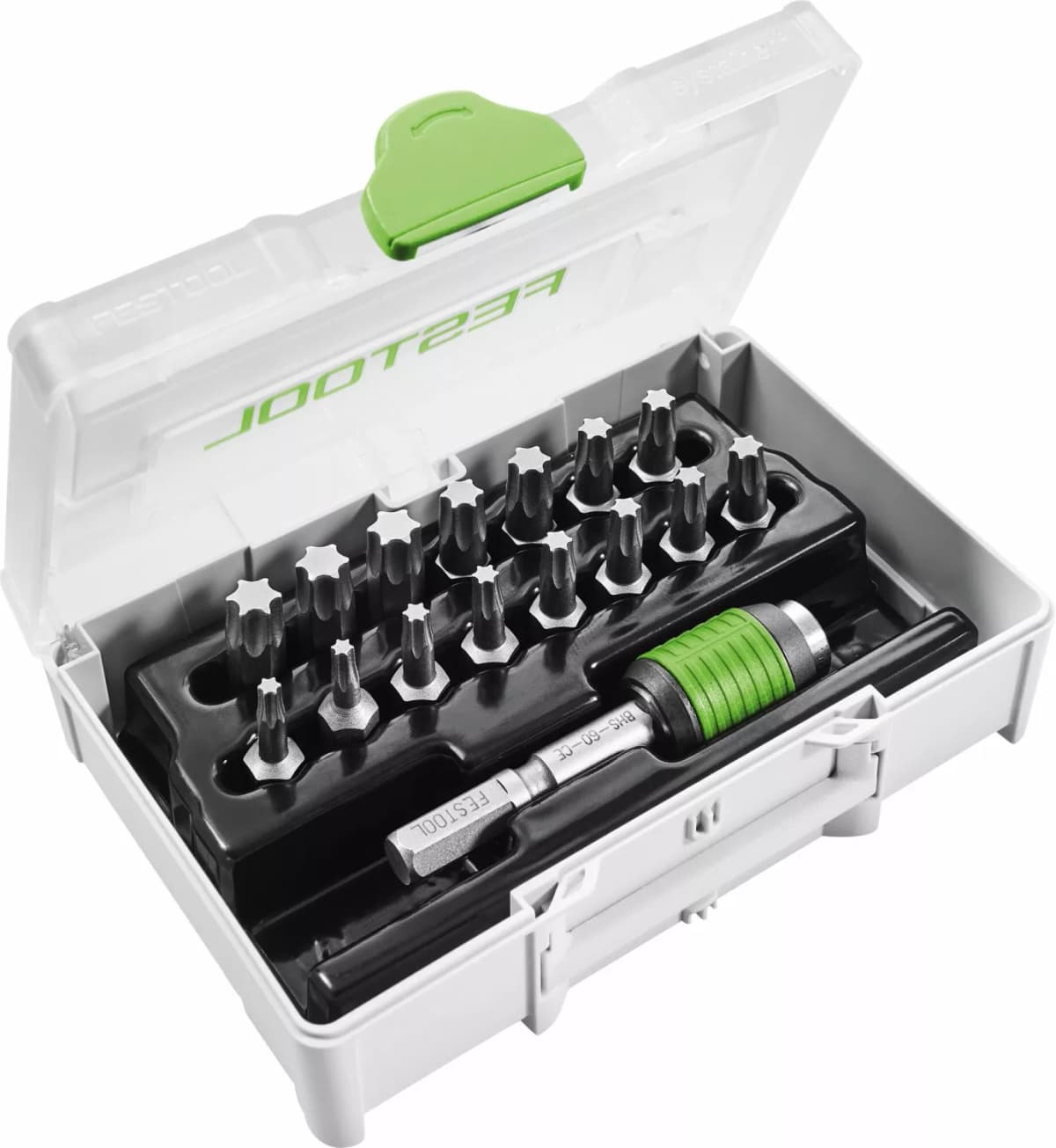 Festool SYS3XXS CE-TX BHS 60 16-delige Bitset In Microsystainer - TX
