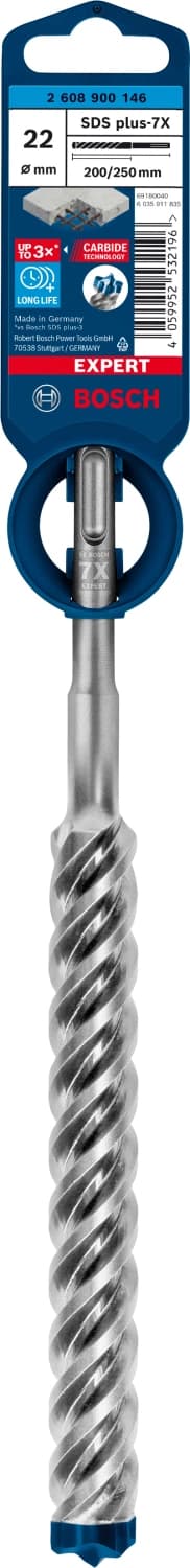 Bosch 2608900146 EXPERT Hamerboor SDS Plus-7X - 22x200x250mm thumbnail 2