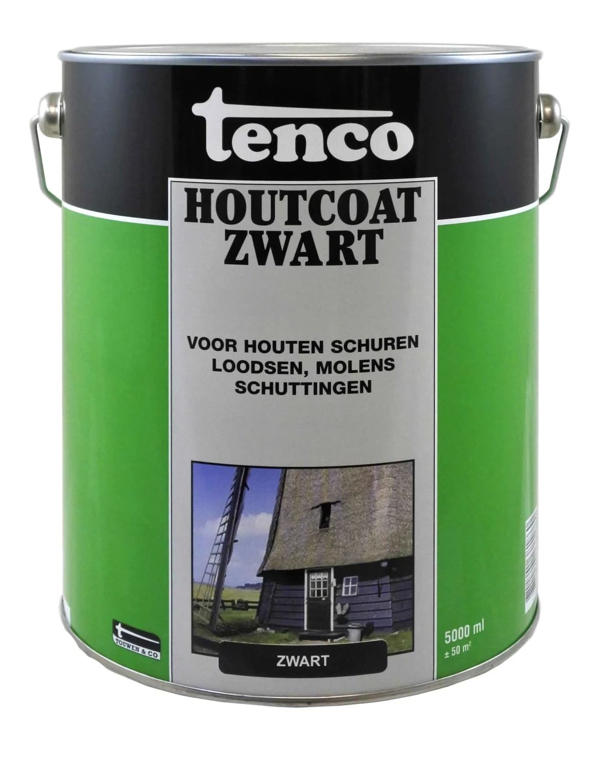 Tenco Houtcoat Teervrij - 5L - Zwart
