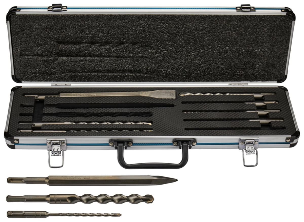 Makita D-70904 10-delige SDS-Plus Boor-/beitelset In Koffer thumbnail 2