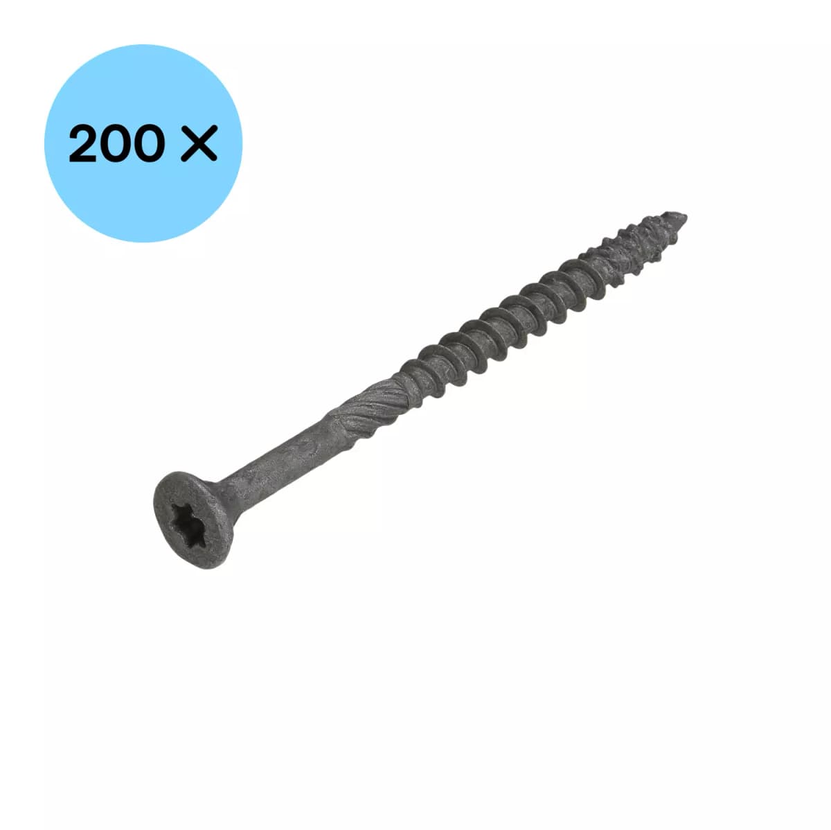 DynaPlus 0281.08.34001 Unischroef - TX25 - 4.5 X 60/35mm - Platkop - Deeldraad - Gecoat (200st) thumbnail 2