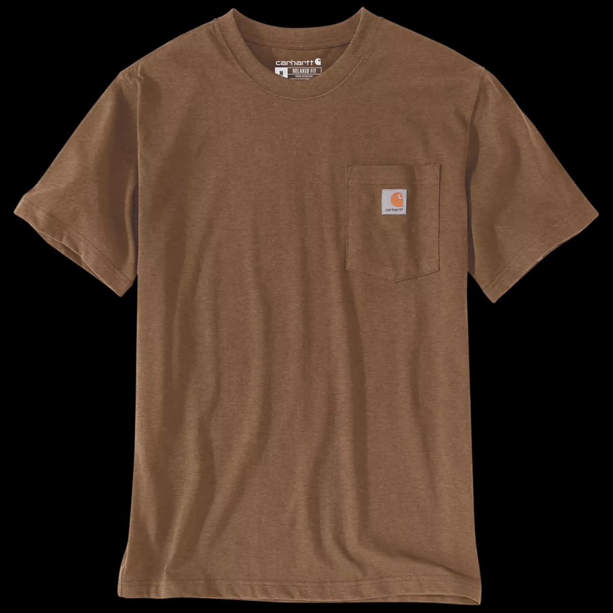 Carhartt Dearborn Pocket T-Shirt Oiled Walnut Heather - M