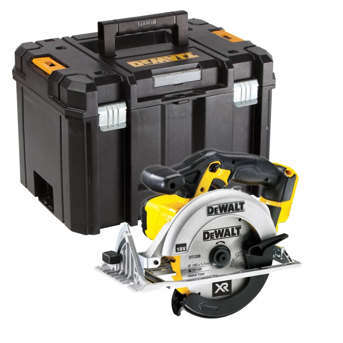 DeWALT DCS391NT-XJ 18V Li-ion XR Accu Cirkelzaag Body In TSTAK - 165mm