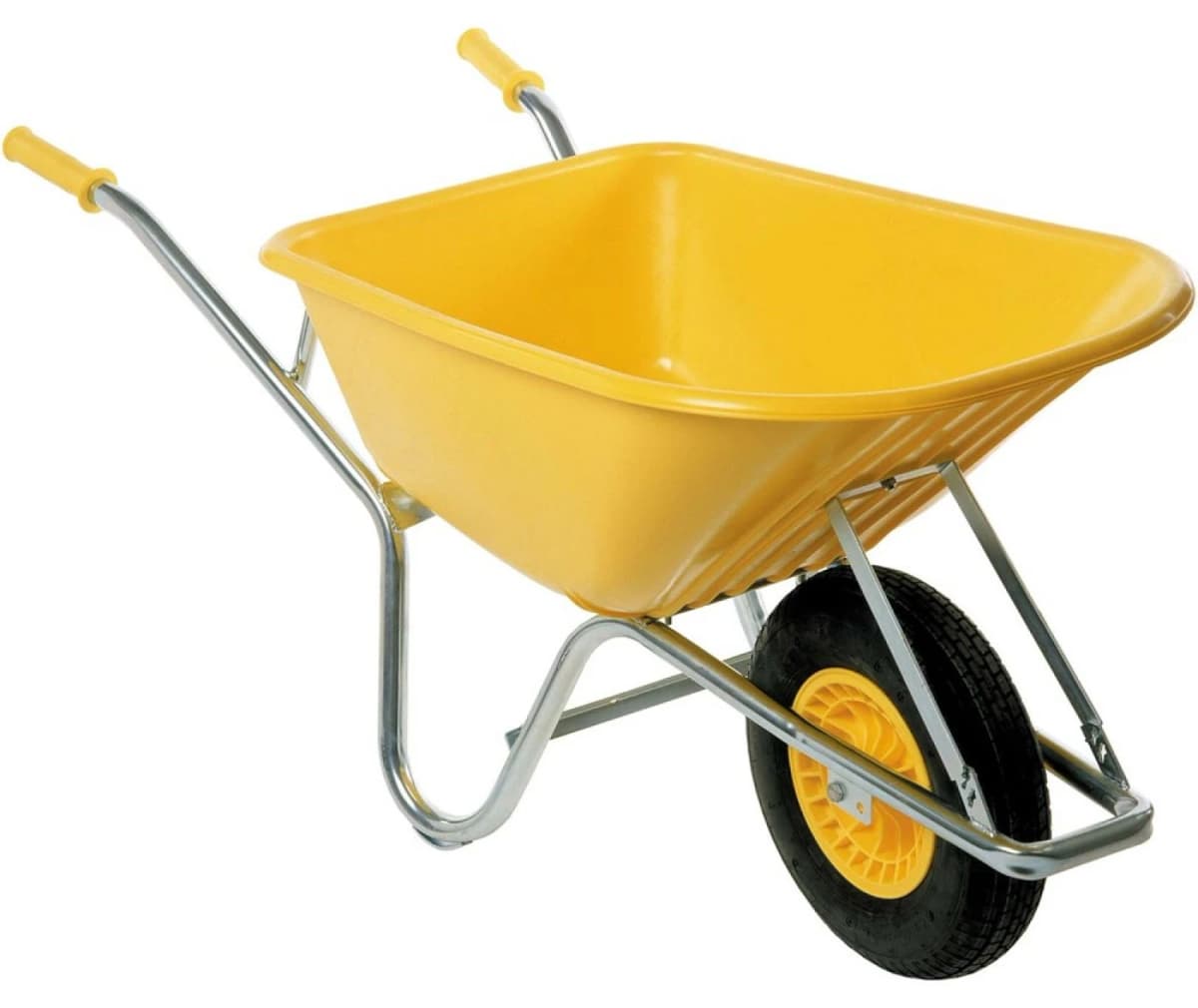 Fort PE-100 Kruiwagen - Geel - 100L