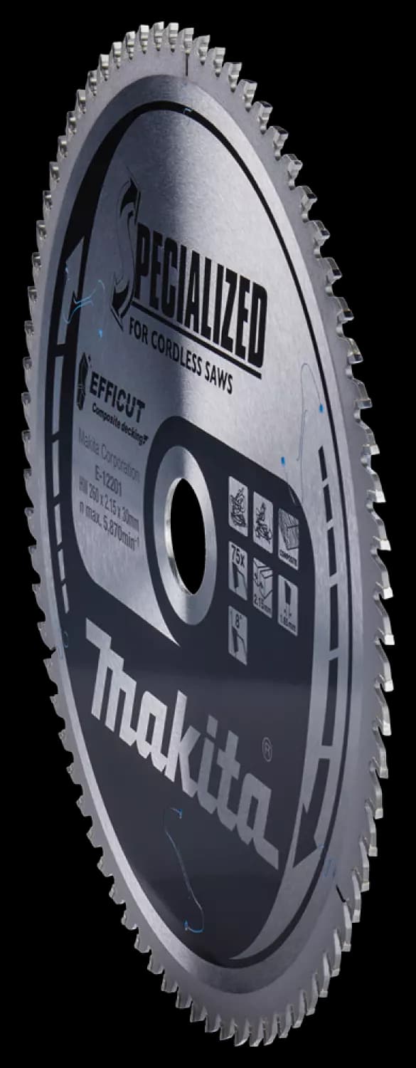 Makita E-12201 Efficut Cirkelzaagblad WPC - 260x30x2,15mm 75T thumbnail 3