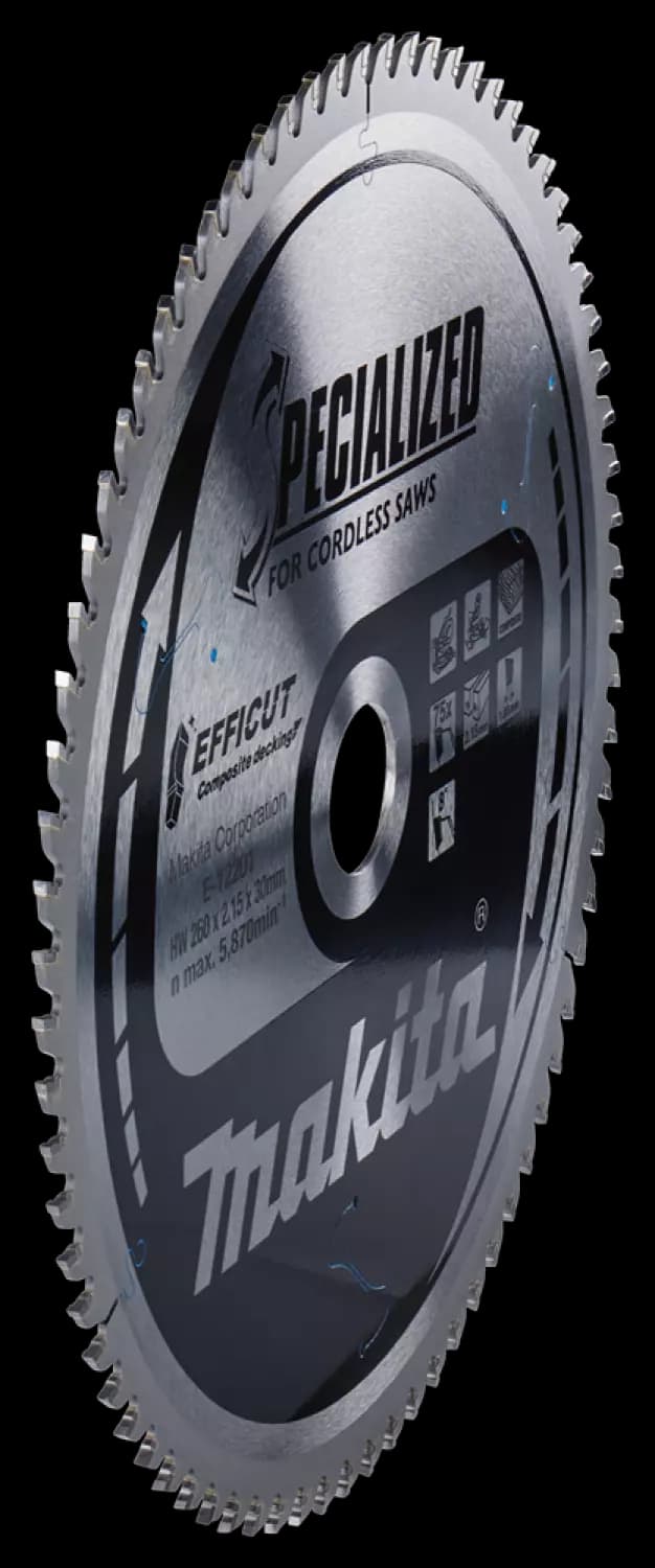 Makita E-12201 Efficut Cirkelzaagblad WPC - 260x30x2,15mm 75T thumbnail 2