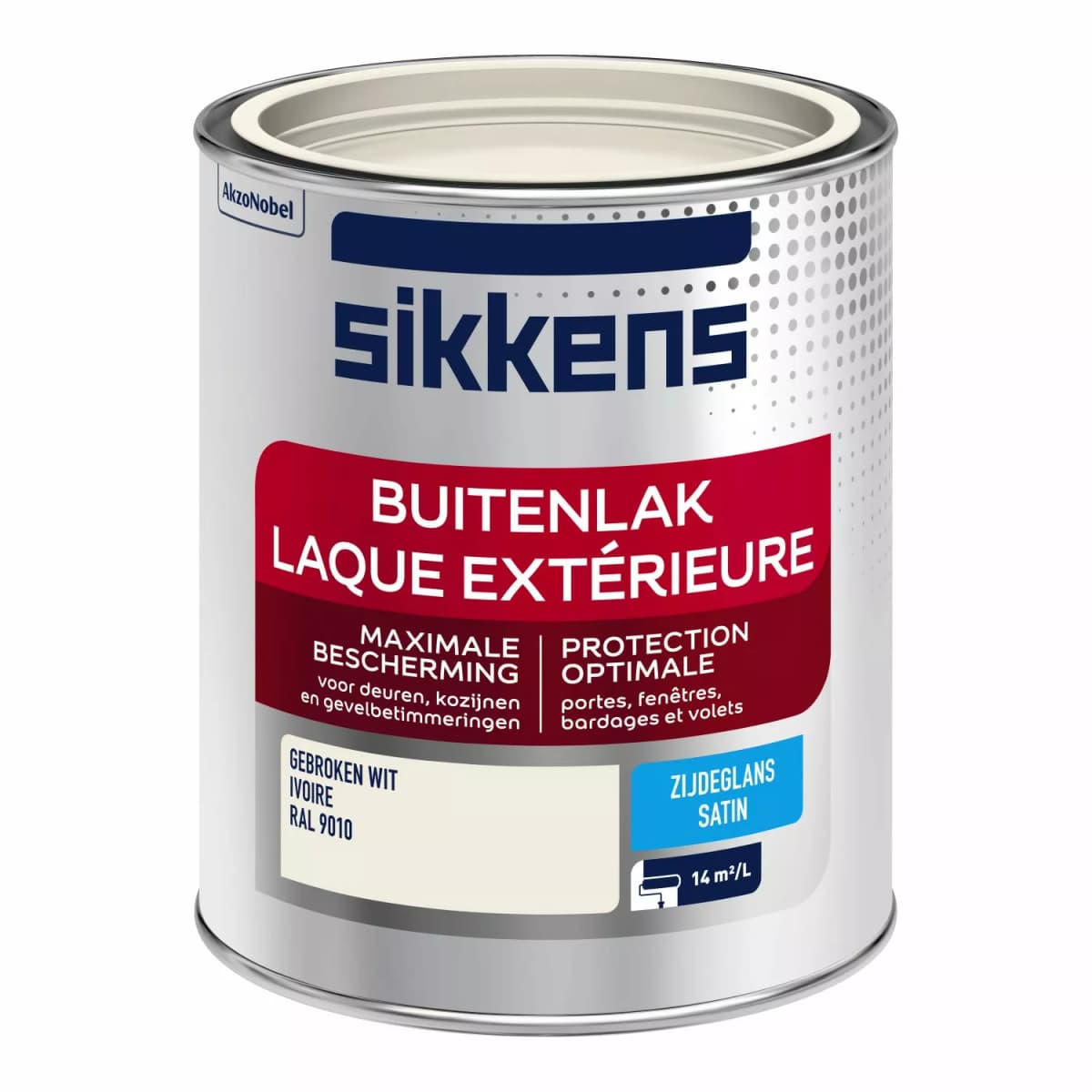 Sikkens Buitenlak Zijdeglans - Ral 9010 - 0,75L