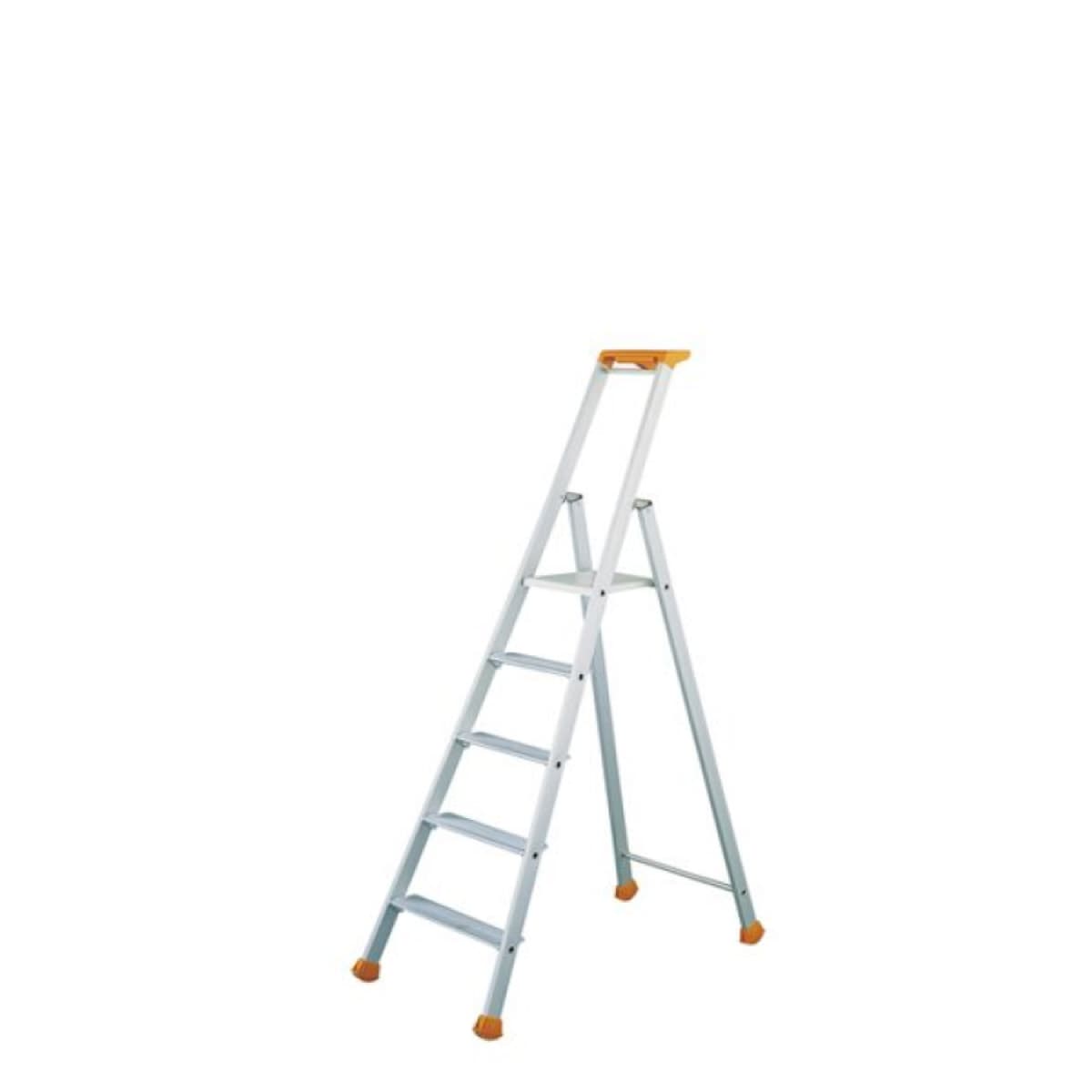 Little Jumbo 1223700005 Industrietrap 2370 - Enkel - Aluminium - 1 X 5 Treden - Max. Werkhoogte 3,10m