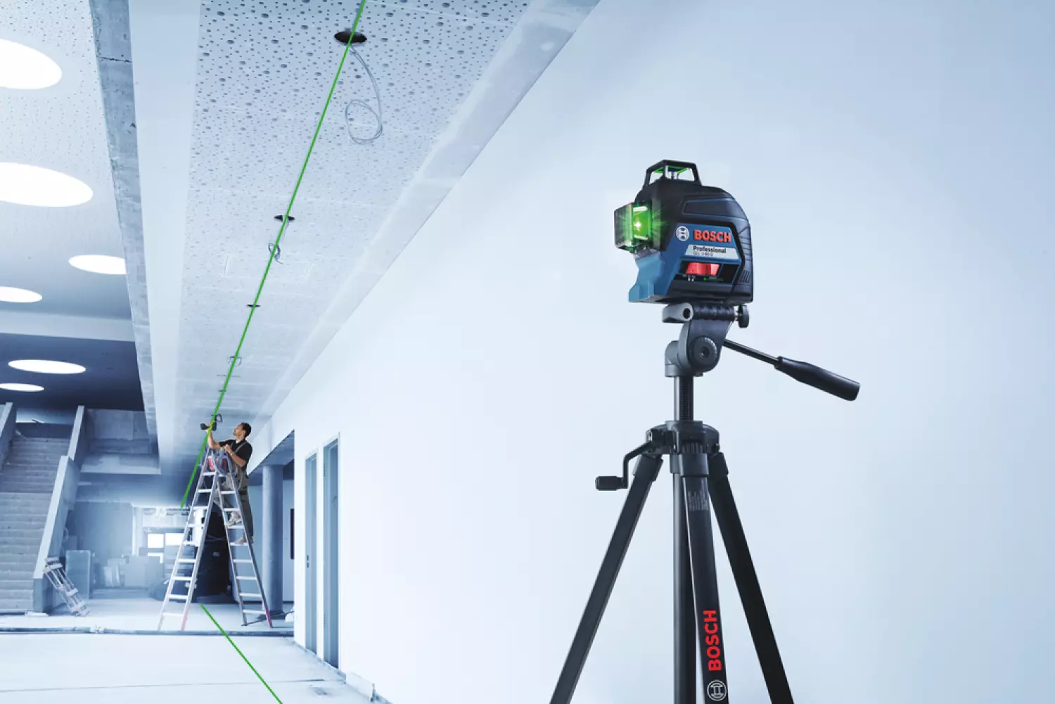 Bosch GLL 3-80 G Kruislijnlaser In Koffer - 30 - 120 M thumbnail 4