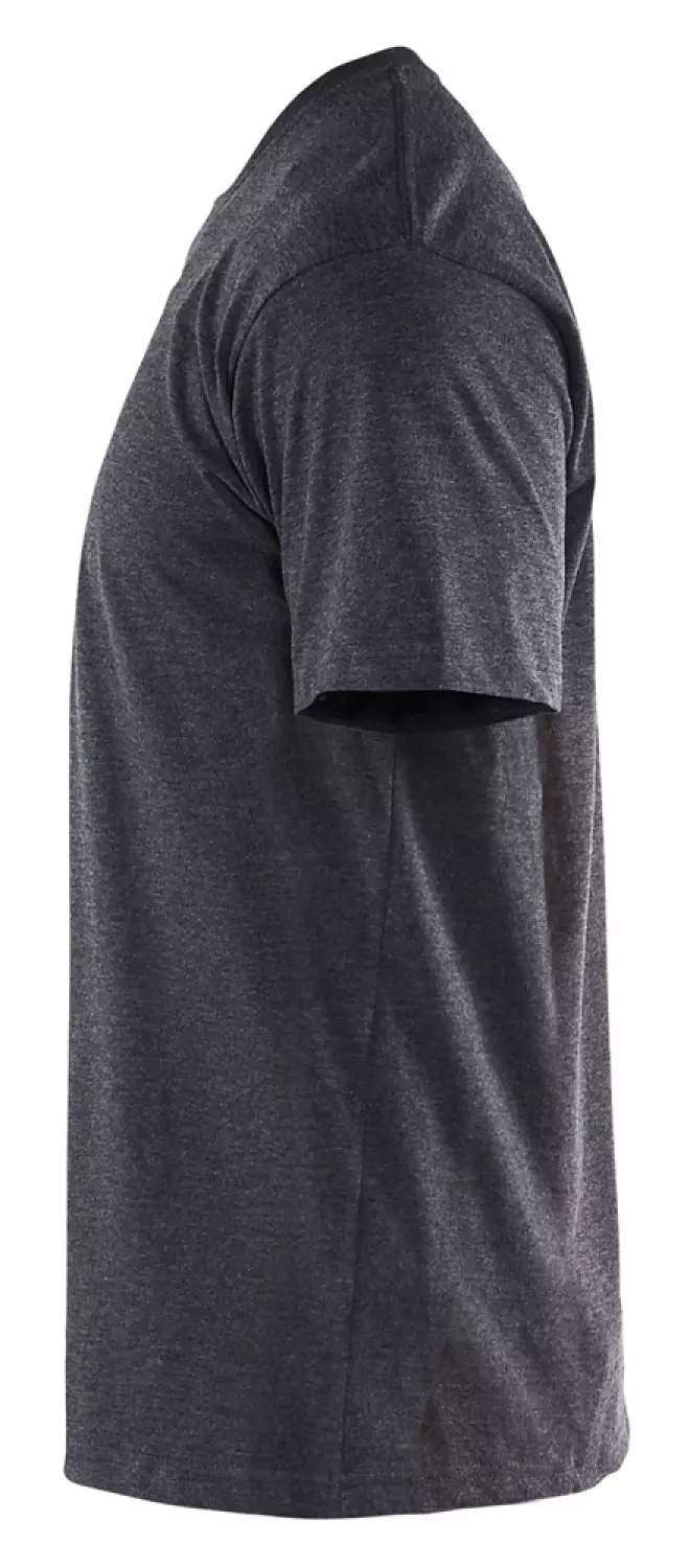 Blåkläder 3300 T-shirt Zwart/Mêlee - L thumbnail 3