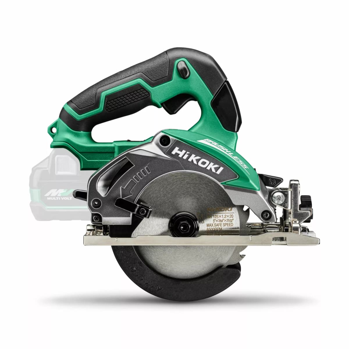 HiKOKI C1805DAW2Z 18V Li-ion Accu Cirkelzaag Body In HSC IV Koffer - 125mm thumbnail 2
