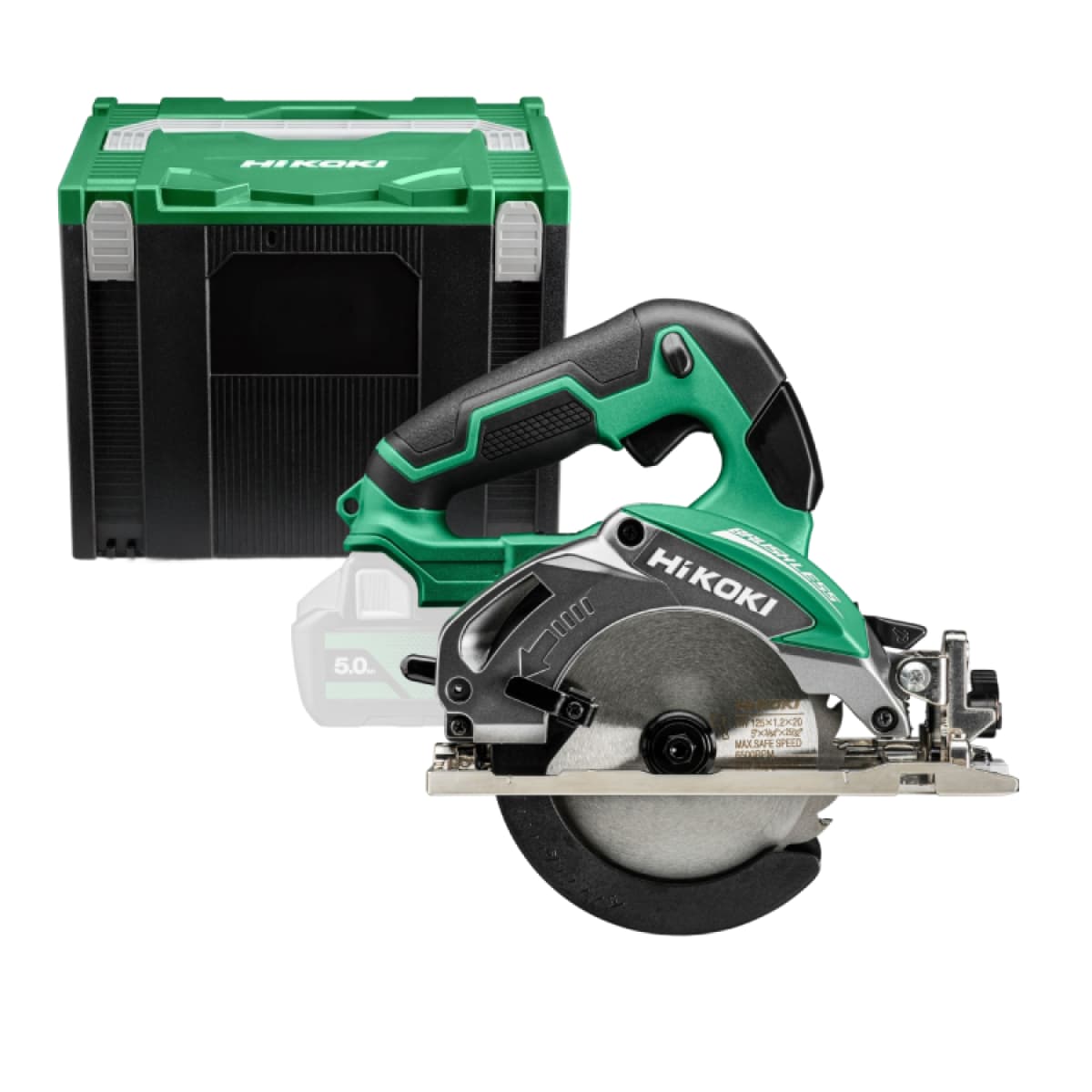 HiKOKI C1805DAW2Z 18V Li-ion Accu Cirkelzaag Body In HSC IV Koffer - 125mm
