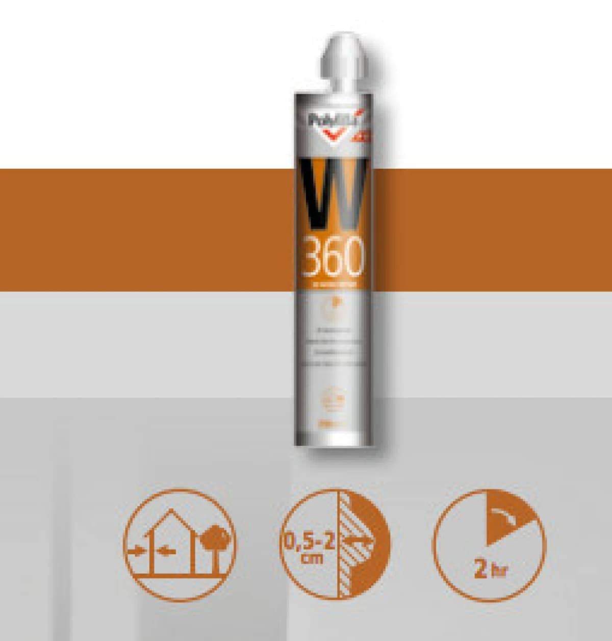 Polyfilla W360 2K Houtreparatie 250 Ml (2In1 Koker) thumbnail 3