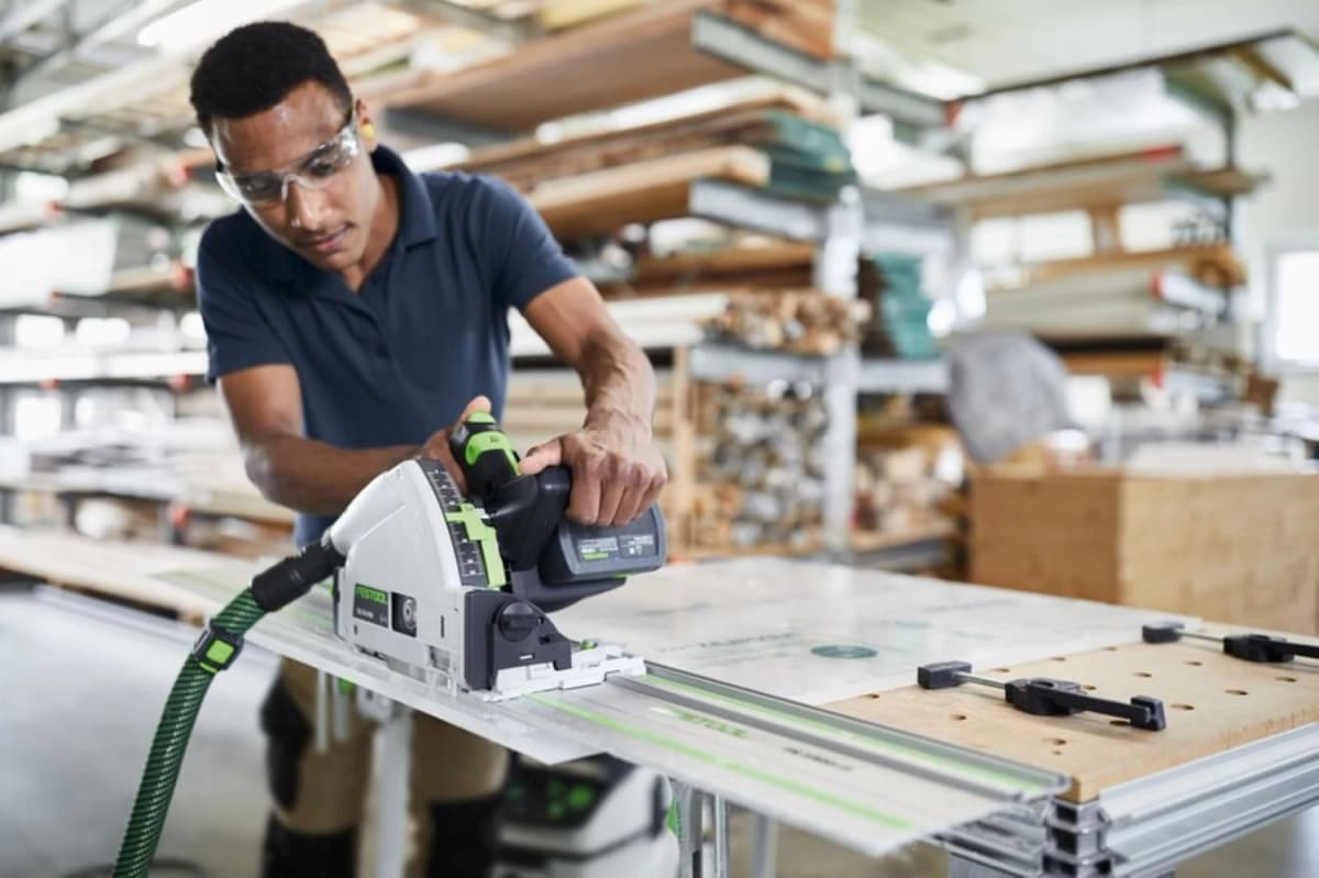 Festool TSC 55 KEB-Basic 100Y Limited Edition 18V Li-Ion Accu Invalcirkelzaag Body In Systainer - 160mm thumbnail 4