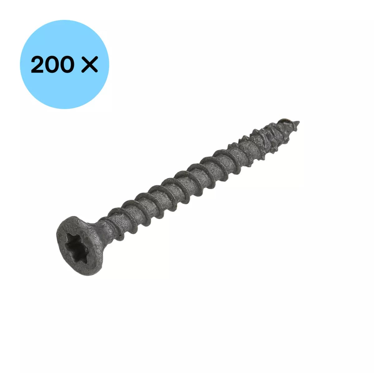 DynaPlus 0281.08.41901 Unischroef - TX25 - 5.0 X 50mm - Platkop - Voldraad - Gecoat (200st) thumbnail 2