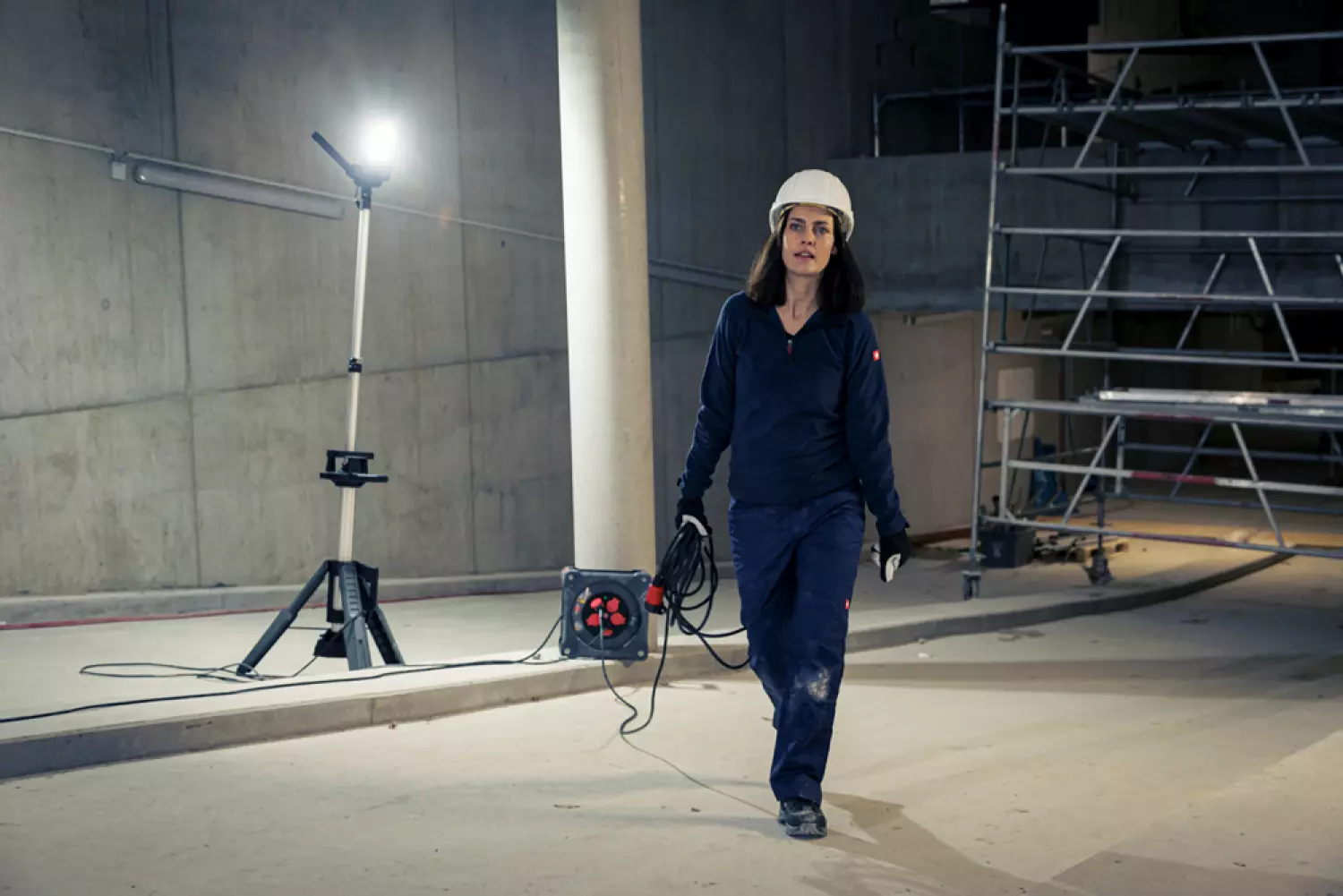 Brennenstuhl Professional VN 1110 Verlengsnoer H07RN-F 3G1,5 - IP44 - 5m - Zwart thumbnail 4