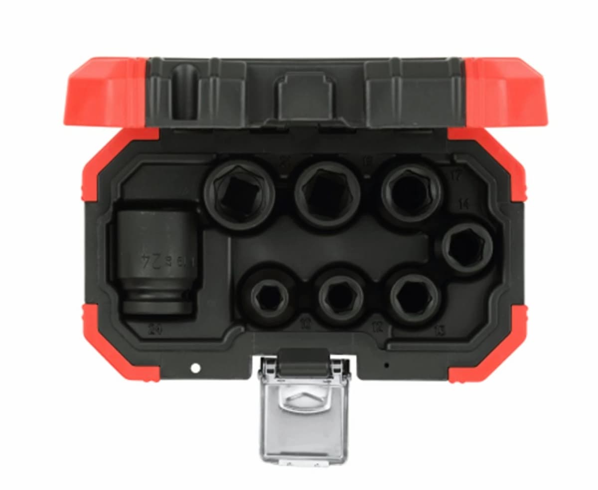 Gedore RED R63043008 8-delige Slagmoerdopsleutelset - 1/2''