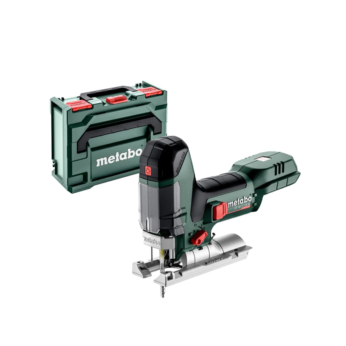 Metabo ST 18 LT 130 BL 18V Li-ion Accu Decoupeerzaag Body In MetaBox - T-greep