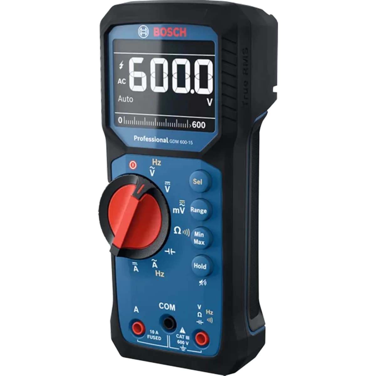 Bosch GDM 600-15 Digitale Multimeter True RMS In Etui - AC/DC 600 V&10 A - CAT III 600 V thumbnail 2