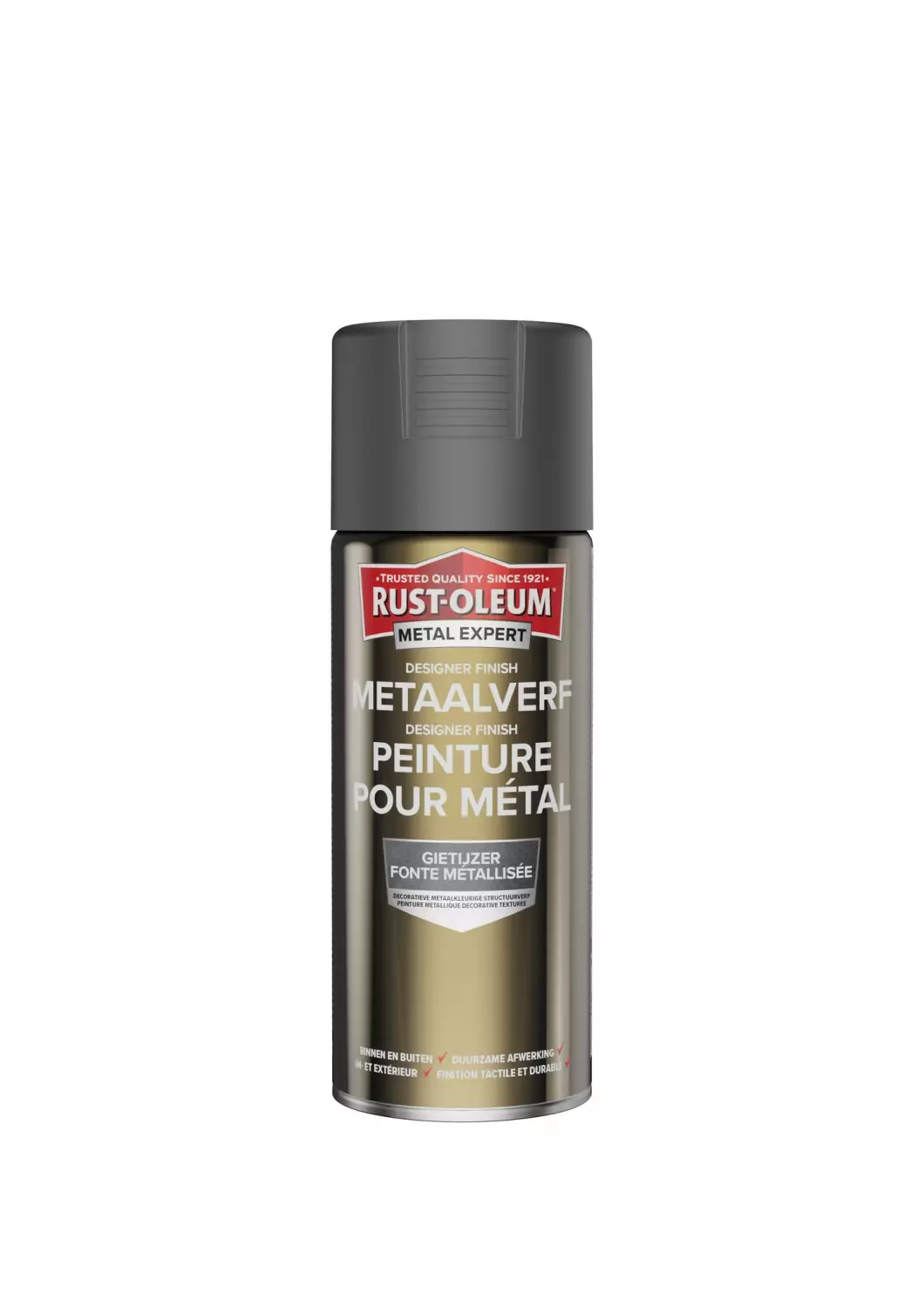Rust-Oleum Designer Finish - Gietijzer - 400ml