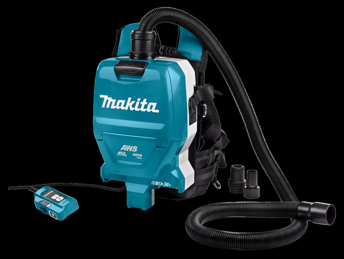 Makita DVC265ZXU 36V (2x 18) Li-Ion Accu Rugstofzuiger Body - Koolborstelloos thumbnail 3