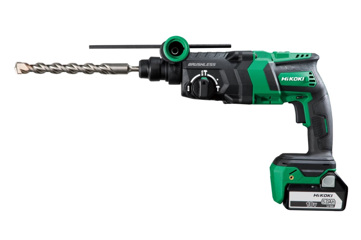 HiKOKI DH36DPEWRZ 36V Li-ion Accu SDS+ Boorhamer Set (2x 2.5Ah/5.0Ah Accu) In Systainer - 3,2J thumbnail 2