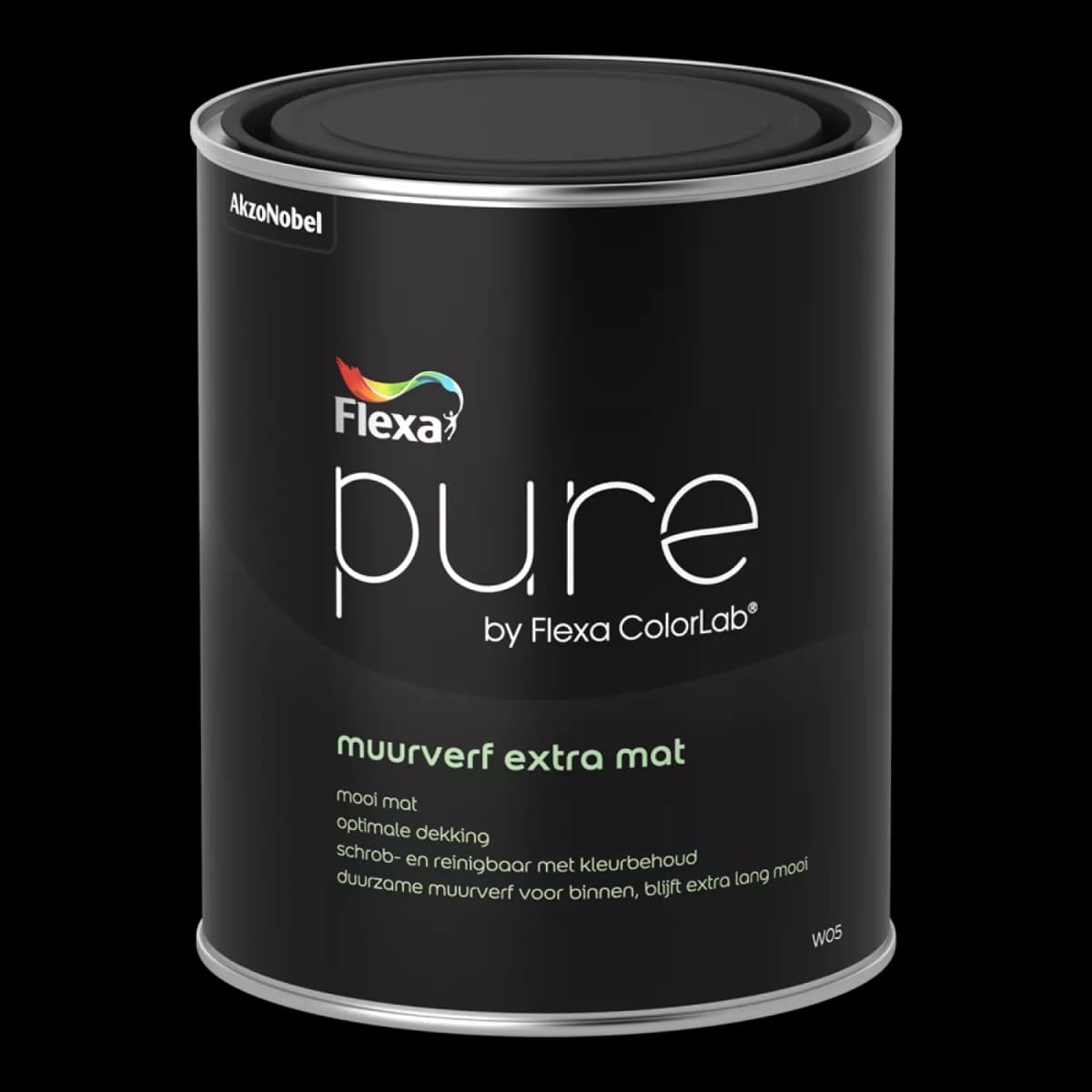Flexa Pure Muurverf Extra Mat - Op Kleur Gemengd - 1L