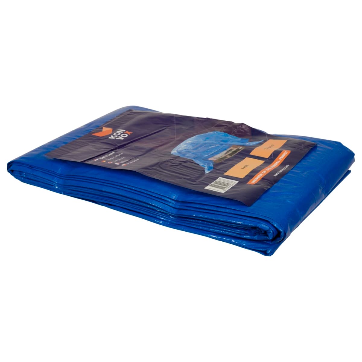 Konvox VPML1400-3088 Dekkleed - 130gr - Blauw - 5x6m