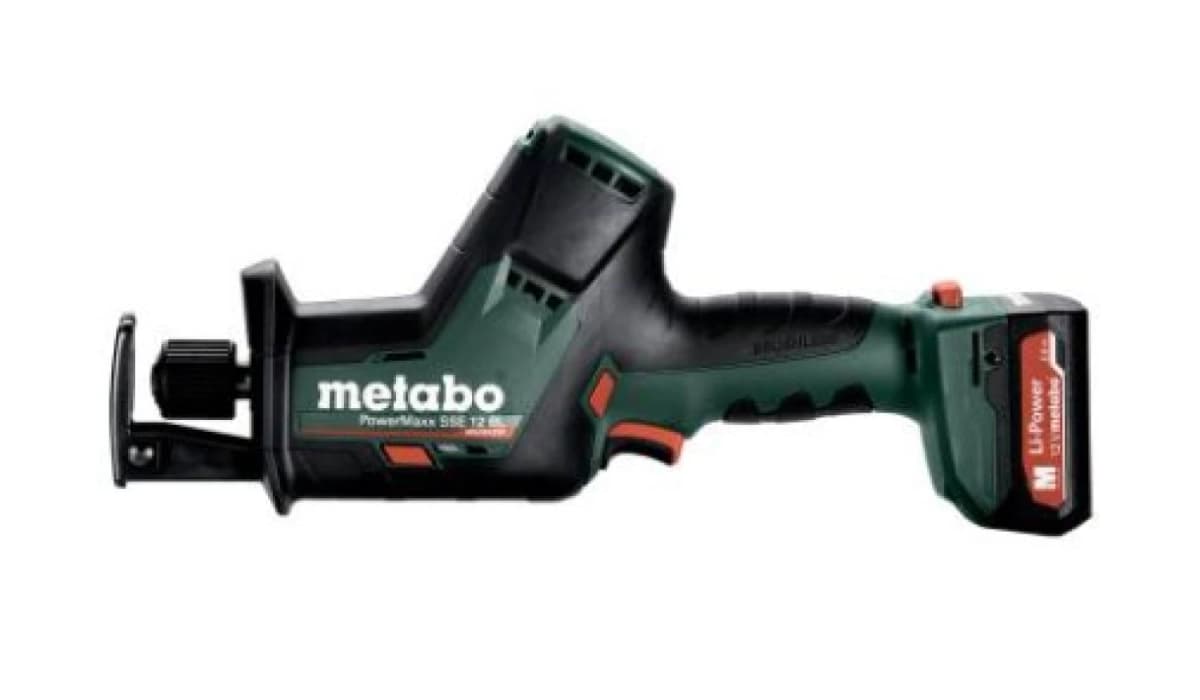 Metabo PowerMaxx SSE 12 BL 12V Li-Ion Accu Reciprozaag Set (2x 2,0Ah Accu) In Koffer thumbnail 3