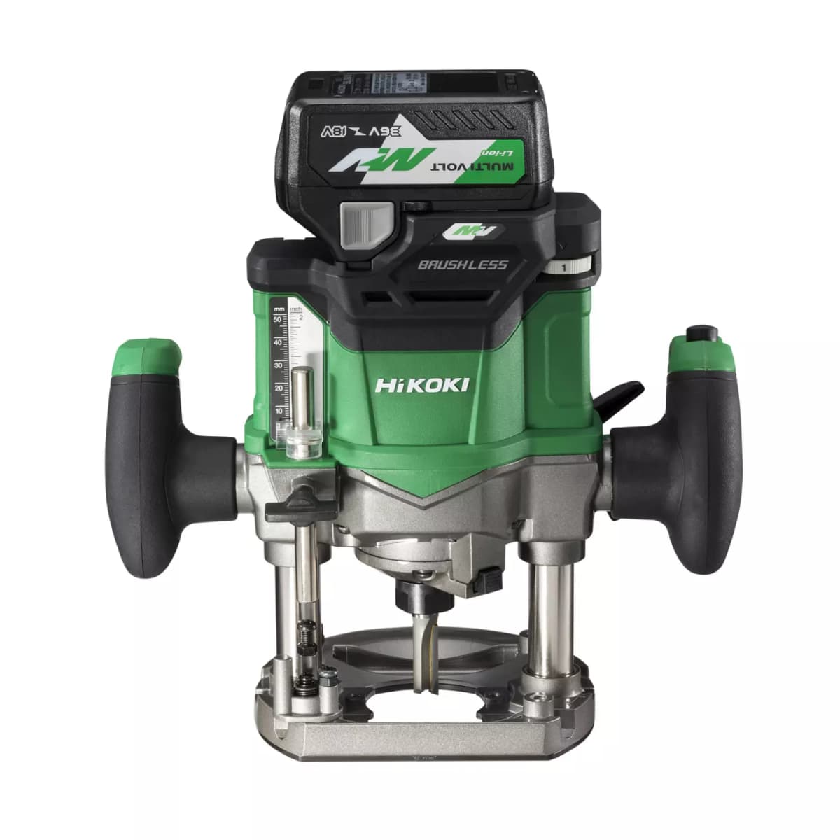 HiKOKI M3612DAWPZ 36V Li-ion Accu Bovenfreesmachine Set (2x 2.5Ah Accu) In HSC IV Koffer thumbnail 2