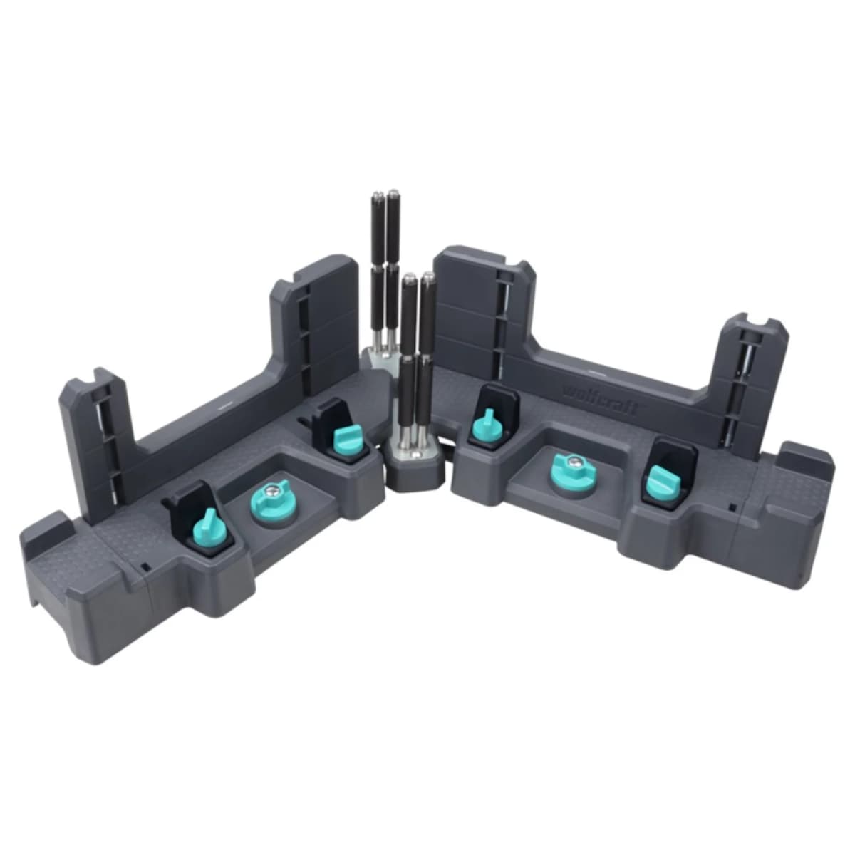 Wolfcraft 6956000 2-in-1 Zweihaak En Verstekbak PRO - 120mm