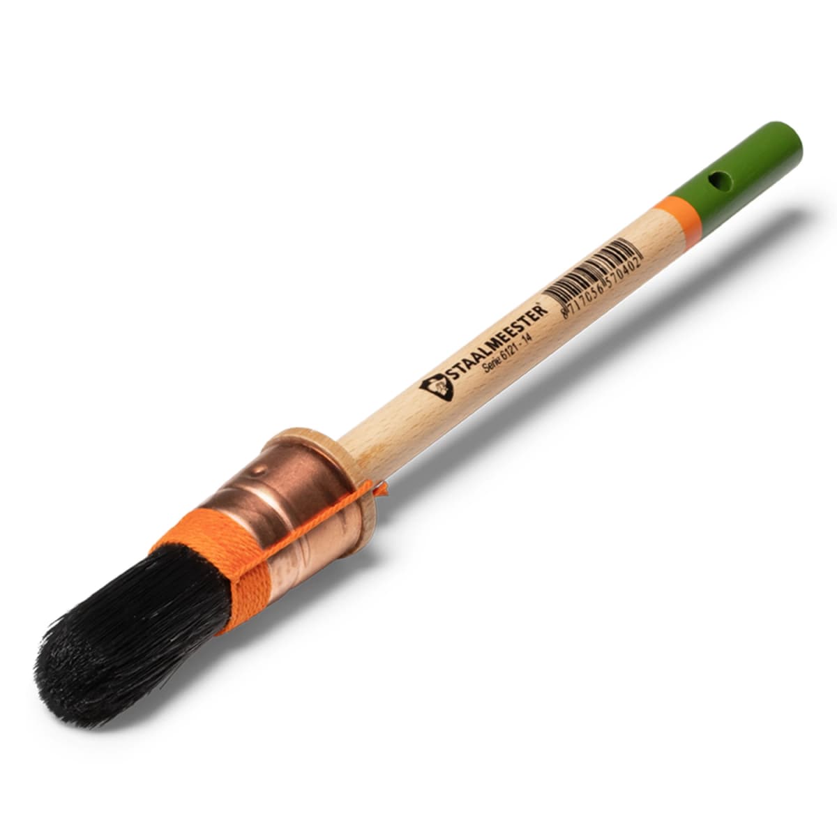 Staalmeester 6121 Classic Patentpuntkwast Zwart - NR-14