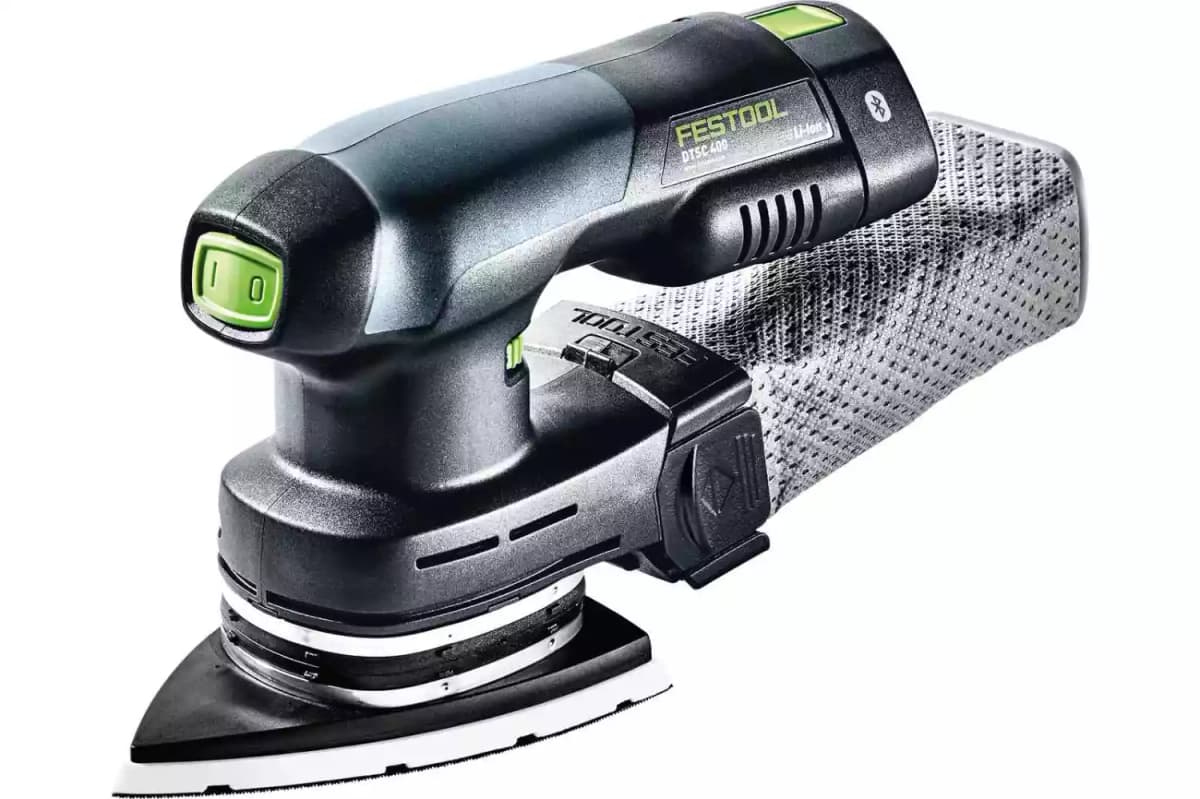 Festool DTSC 400 3,0 I-Plus 18V Li-Ion Accu Deltaschuurmachine Set (2x 3,0Ah) In Systainer - 100x150mm thumbnail 2