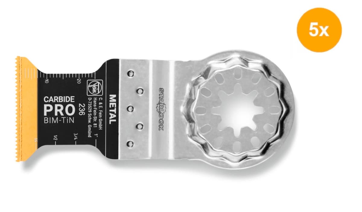 Fein 63502236230 E-Cut Carbide Pro Zaagblad (5st) - 35 X 45mm