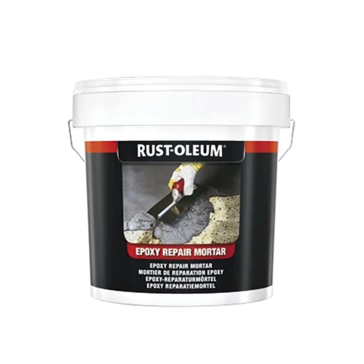 Rust-Oleum 5180 Epoxy Reparatiemortel Donkergrijs - 2,5kg